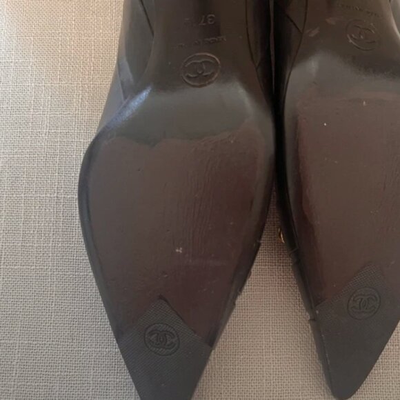 Authentic Chanel Kitten Heels - Picture 5 of 5